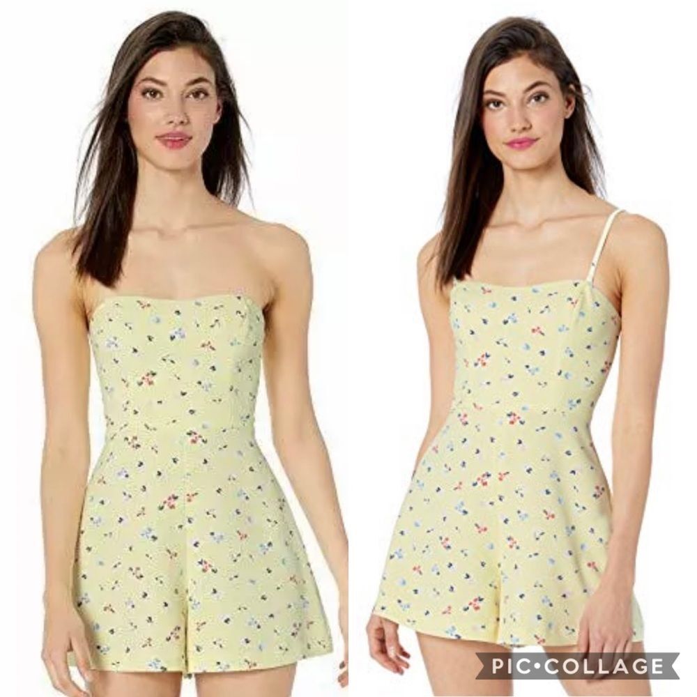 NWT French Connection Camass Whisper Ruth Strapless Romper